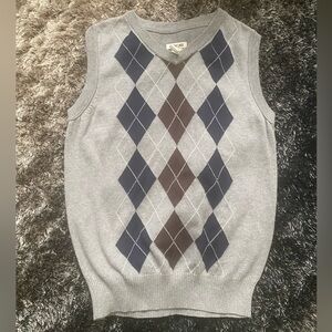 Boys Cherokee Argyle Vest